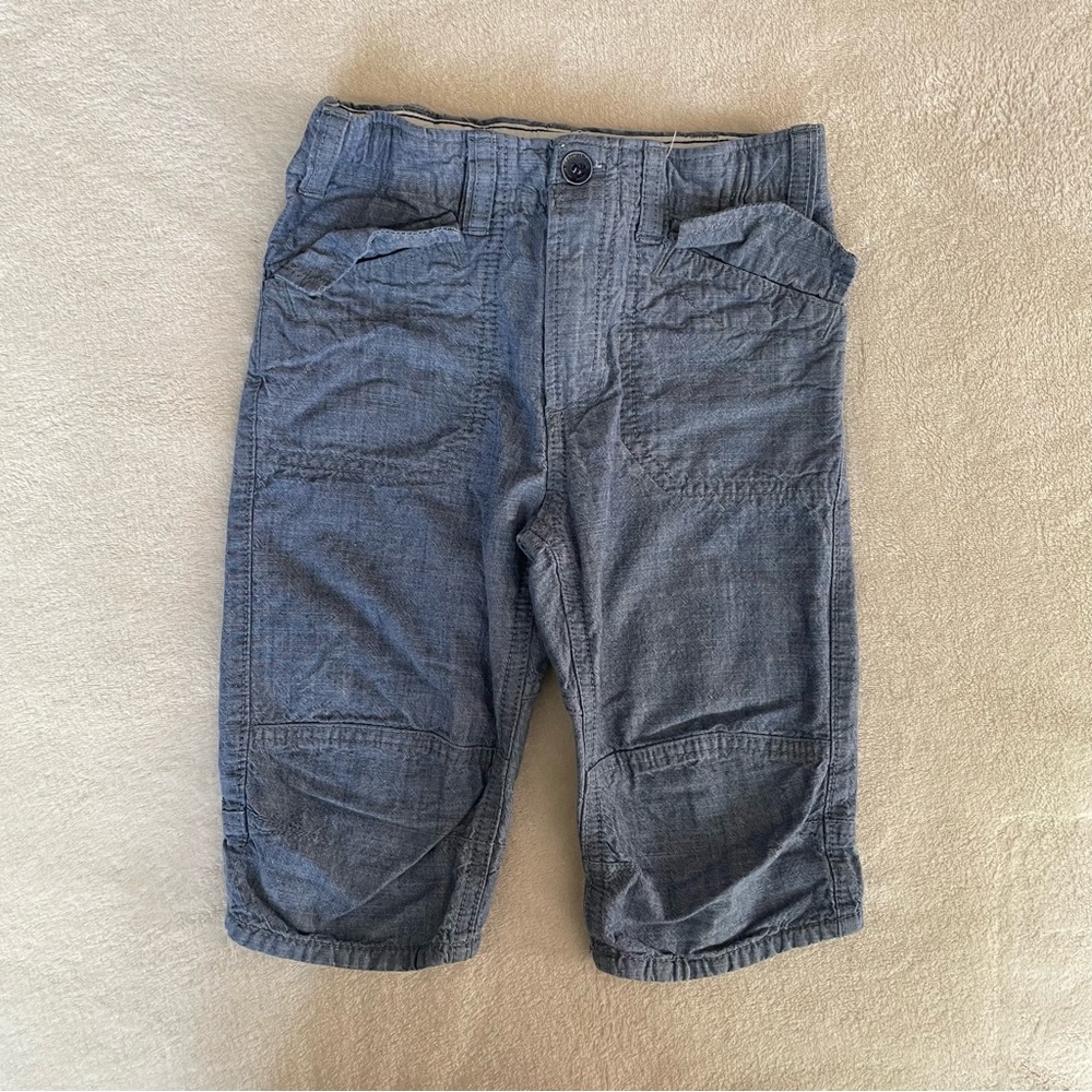 H & M light blue Clamdiggers shorts
